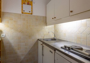 Valmorel, 2-room ski-in apartment with terrace, equipped kitchen, pets allowed