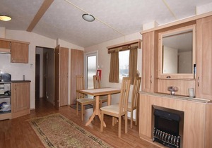 Very lavishly equipped caravan with plenty of space.