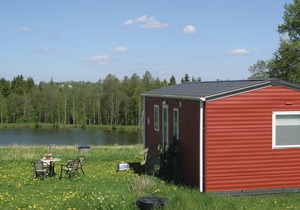Very lavishly equipped caravan with plenty of space.