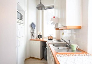 Viihtyisä 27 neliön studio Mikkelin Nuijamiehessä
