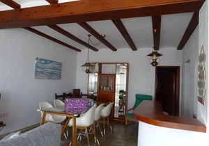 Villa directly on the sandy beach in the beautiful coastal town of Denia.