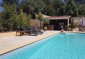 Villa T4 air conditioned with private pool in AJACCIO CORSE