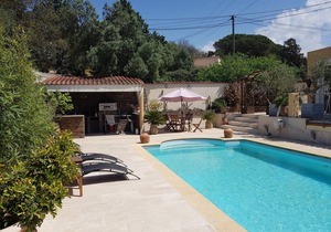 Villa T4 air conditioned with private pool in AJACCIO CORSE