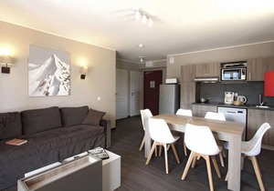 Wifi, fitness, tv, ski locker, 22m², Pra Loup