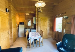 Wooden chalet for 4 people in a small holiday park in Ossenisse