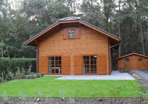 Wooden chalet located in the Achterhoek
