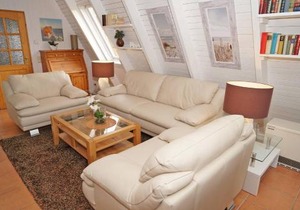 Zeltdachhaus mit TV im Schlafzimme
