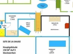 Holiday Château Vert Persons Bedrooms | Chateauvert