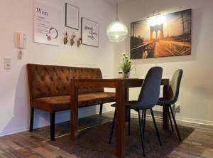 Saarpartment Nähe Hbf Saarbrücken Schlafzimmer Küche Balkon | Saarbruecken