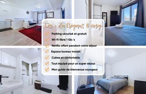 Montreal-Nord Apartment | Élégant et cosy - 2 chambres bien équipé et parking gratuit