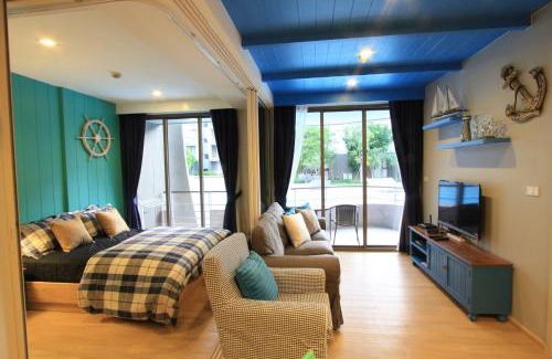 Hua Hin Apartment | บ้านแสนคราม ห้องติดสระ Baan San Kraam HUA HIN Family Room - Pool Access
