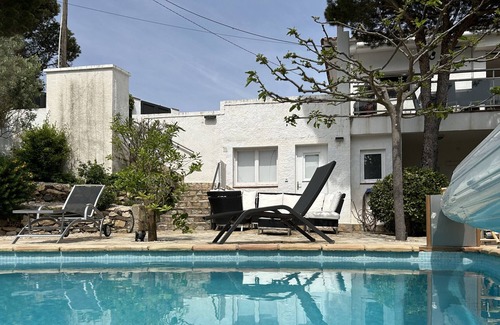 Llanca House | 099 House to rent with a private pool and garden quiet area