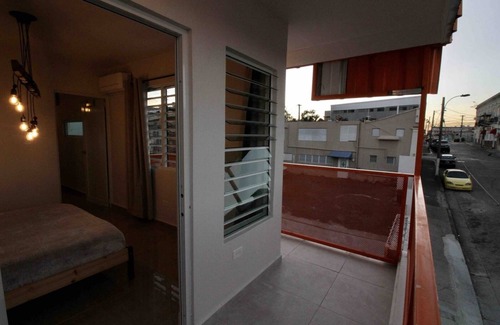 Mayaguez Pueblo Apartment | 1.6 Modern Farmhouse with Generator Balcony