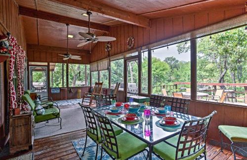 Log Cabin House | 1-Acre Rustic Lake Resort with Outdoor Entertainment