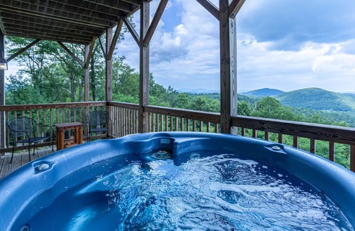 Boone House | 1 Amazing View - Great location, cozy, Foosball table and hot tub!