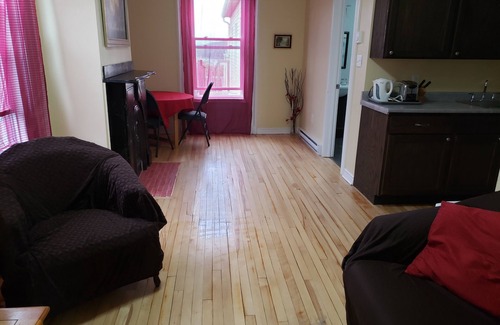 Saint John Apartment | 1 bdr. remodelled historical apartment with a water view from the balcony
