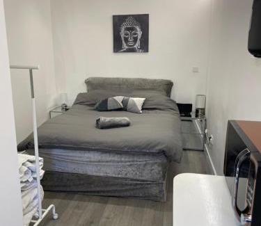 Hillingdon East Apartment | 1 Bed Studio - Sleeps 2 - Smoking - Parking - Wifi