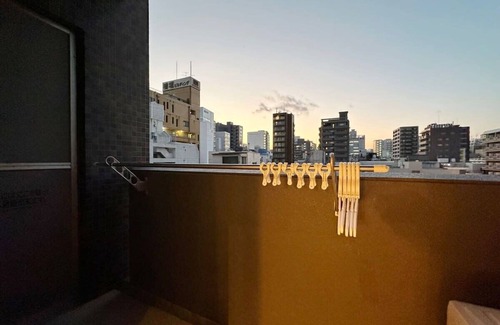 Hiroshima City Centre Apartment | 1 Bedroom Apt in City Centre w/balcony for 3 Ppl