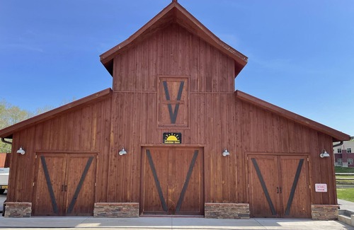 Stafford House | 1 BR barn with custom game room and amazing outdoor space! Swimming pool!