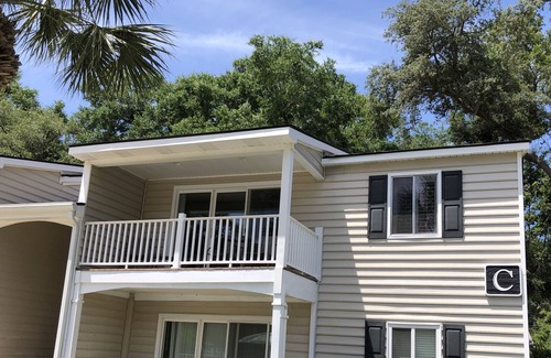 Demere Park Condo | 1 BR OceanWalk- Spectacular View of Pool! Very Clean- Near Ocean/Pier
