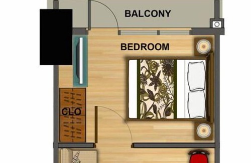 Makati Apartment | 1-BR Superior @ ACQUA Dettifoss 1403