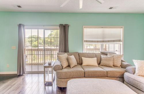 North Myrtle Beach Apartment | 1 Mi to Beach Family Condo in North Myrtle Beach!