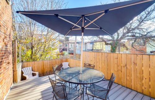 Upper Fells Point House | 1 Mi to Dtwn Townhome with Patio in Baltimore!