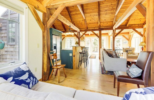 Ledyard Apartment | 1 Mi to Foxwoods Casino: Couple's Retreat w/Patio