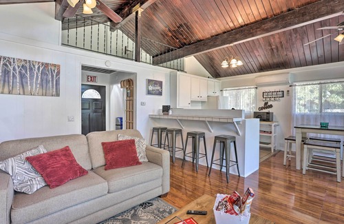 Crestline Cabin | 1 Mi to Lake Gregory: Mtn-View Cabin w/Deck