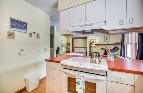 Stowe Area Apartment | ~ 1 Mi to Stowe Slopes: Cozy Studio w/Fireplace