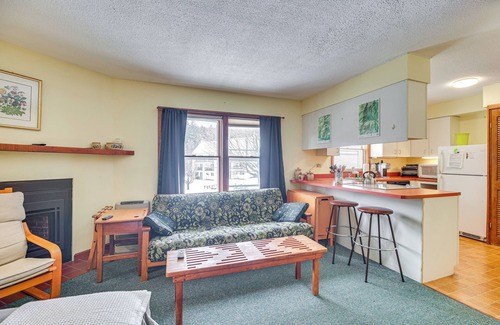 Stowe Area Apartment | ~ 1 Mi to Stowe Slopes: Cozy Studio w/Fireplace