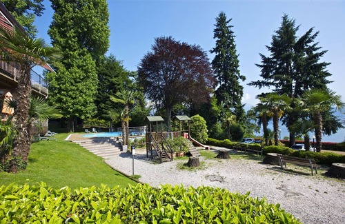 Carciano Apartment | 1-room apartment with balcony in an Art Nouveau villa with communal pool