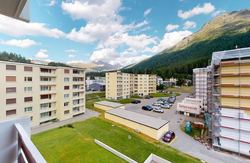 St. Moritz Apartment | 1-room flat on the 4th floor for 2 persons.