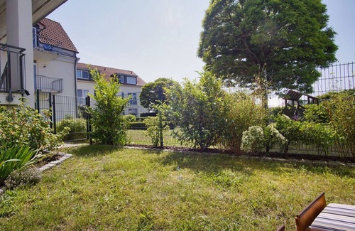 Wiek Apartment | 1-room vacation apartment near the harbor with a small garden - Haus Windland FeWo 24 - House