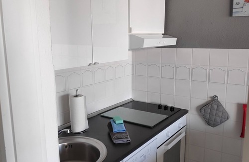 Sierksdorf Apartment | 1 room-Whg., Baltic Sea view, beach location, 33sqm, trendy,
