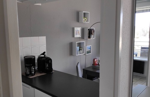 Sierksdorf Apartment | 1 room-Whg., Baltic Sea view, beach location, 33sqm, trendy,