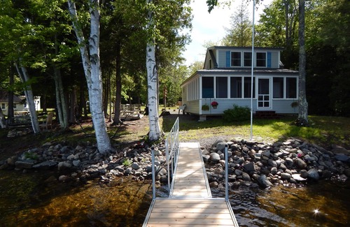 Newport Cottage | 10 Steps And You're In Sebasticook Lake. This Is Where You Go To Unplug