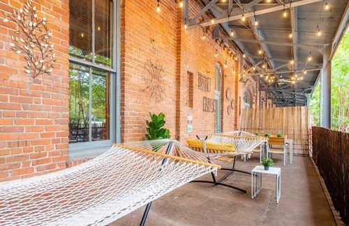Downtown Apartment | 100 Year-Old Historic Brick 2BR Loft -Large Patio1