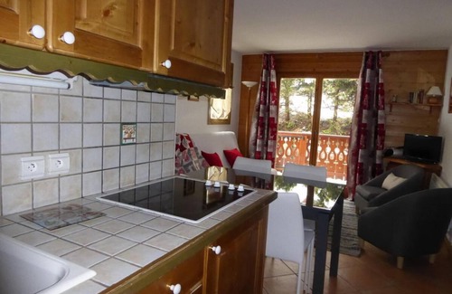 Pralognan-la-Vanoise Apartment | 100m from ski slopes, terrace, tv, ski locker, 35m², Pralognan-la-Vanoise
