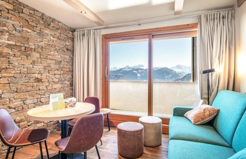Doucy-Combelouviere Apartment | 100m from resort center, balcony, parking, tv, ski locker, 27m², Valmorel