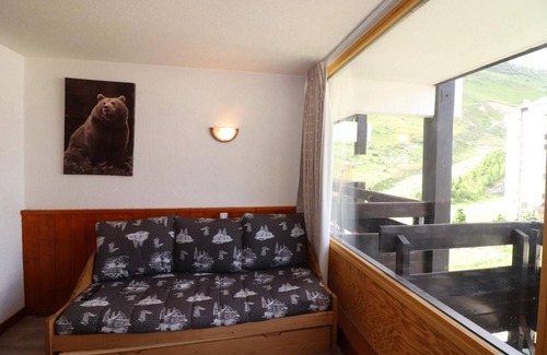 Le Lavachet Apartment | 100m from resort center, 5th floor, balcony, tv, ski locker, 21m², Tignes