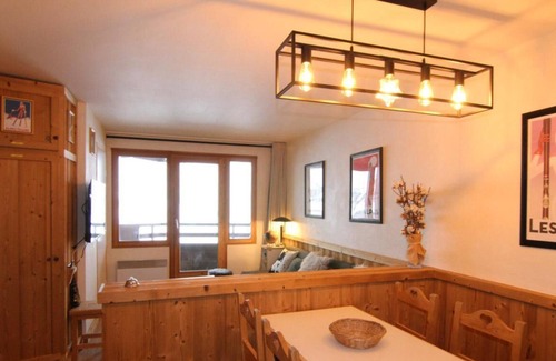 Jeux Apartment | 10m from resort center, 3rd floor, balcony, tv, ski locker, 26m², Alpe d'Huez