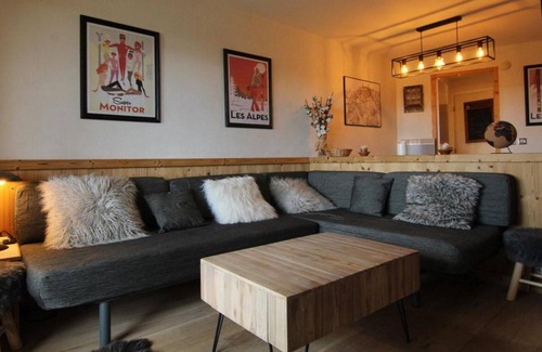 Jeux Apartment | 10m from resort center, 3rd floor, balcony, tv, ski locker, 26m², Alpe d'Huez