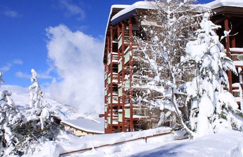 Arc-1800 Apartment | 10m from ski slopes, 1st floor, balcony, tv, 33m², Les Arcs
