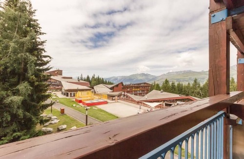 Arc-1800 Apartment | 10m from ski slopes, 4th floor, balcony, tv, 24m², Les Arcs