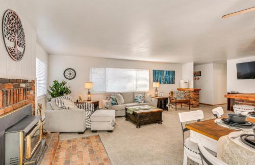 Burney House | 11 Mi to Burney Falls Charming Home with Fireplace
