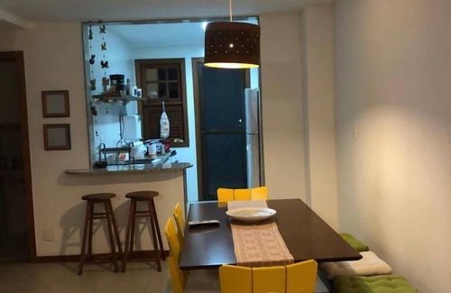 Praia do Forte Apartment | 110 m2 apartment with 2 suites overlooking environmental protection area