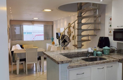 Tombo Apartment | 12-Vista Linda Pé na Areia Guarujá-Tombo