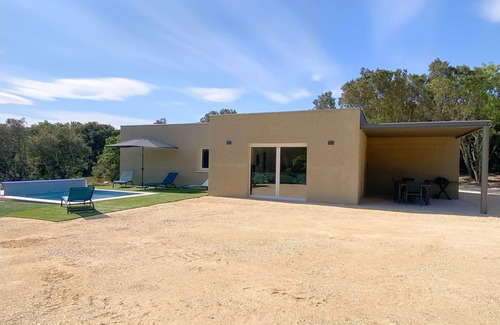 Orgnac-l'Aven Villa | 120m2 PMR-accessible air-conditioned villa with private heated pool and jacuzzi