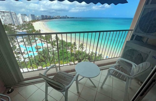 Isla Verde Apartment | 14th Floor 1BR ON Beach w/Parking @ ESJ ISLA VERDE